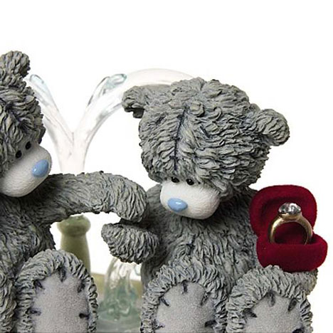Let Our Love Flow Me to You Bear Figurine Extra Image 2